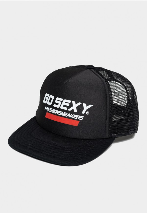 Go Sexy Black Cap Fashion Sneakers
