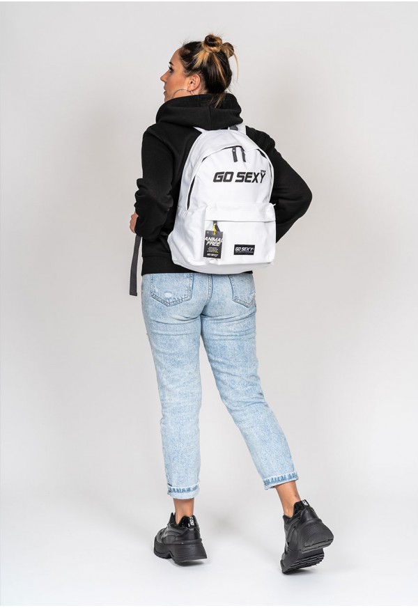 Go Sexy White Backpack Go Sexy